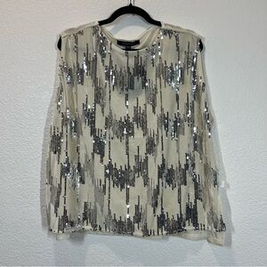 Marc New York sleeveless Sparkle top